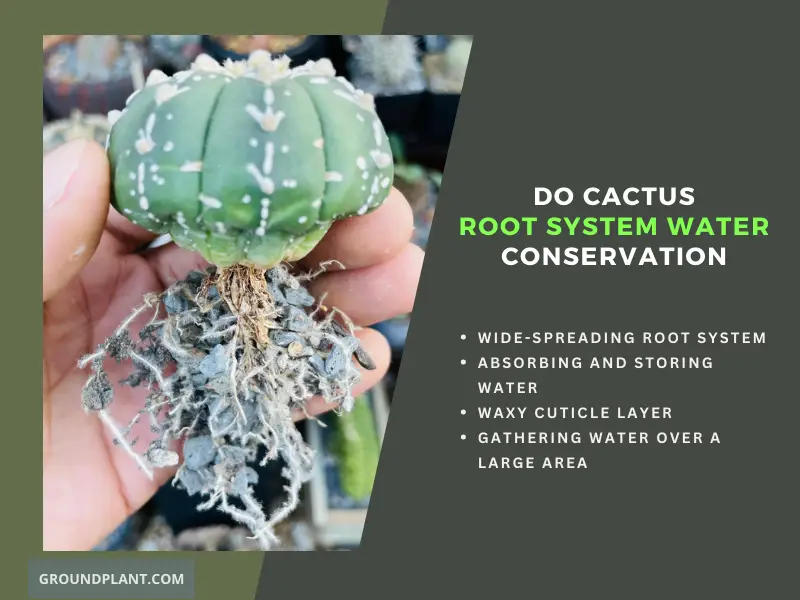 What Does the Cactus Root System Do to Promote Water Conservation.